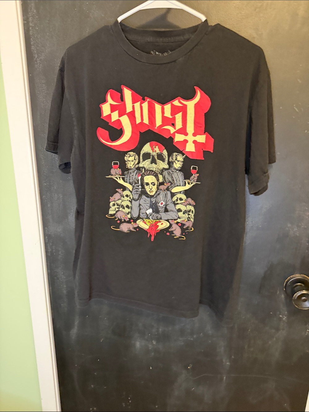 Ghost Band Amuse Bouche Cardinal Copia T-Shirt Size Large